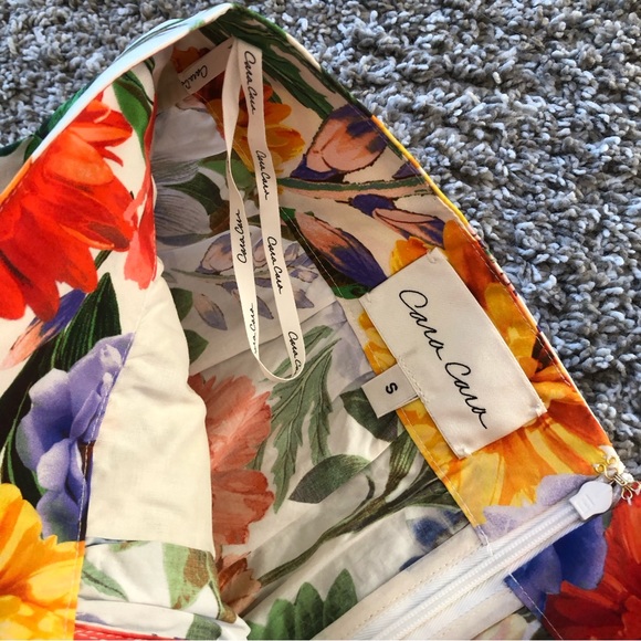 CARA CARA Nathali Floral Maxi Skirt - Egret Blossoms - Picture 6 of 8